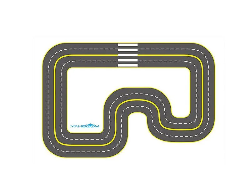 Yahboom AI visual automatic drive track map for Jetbot