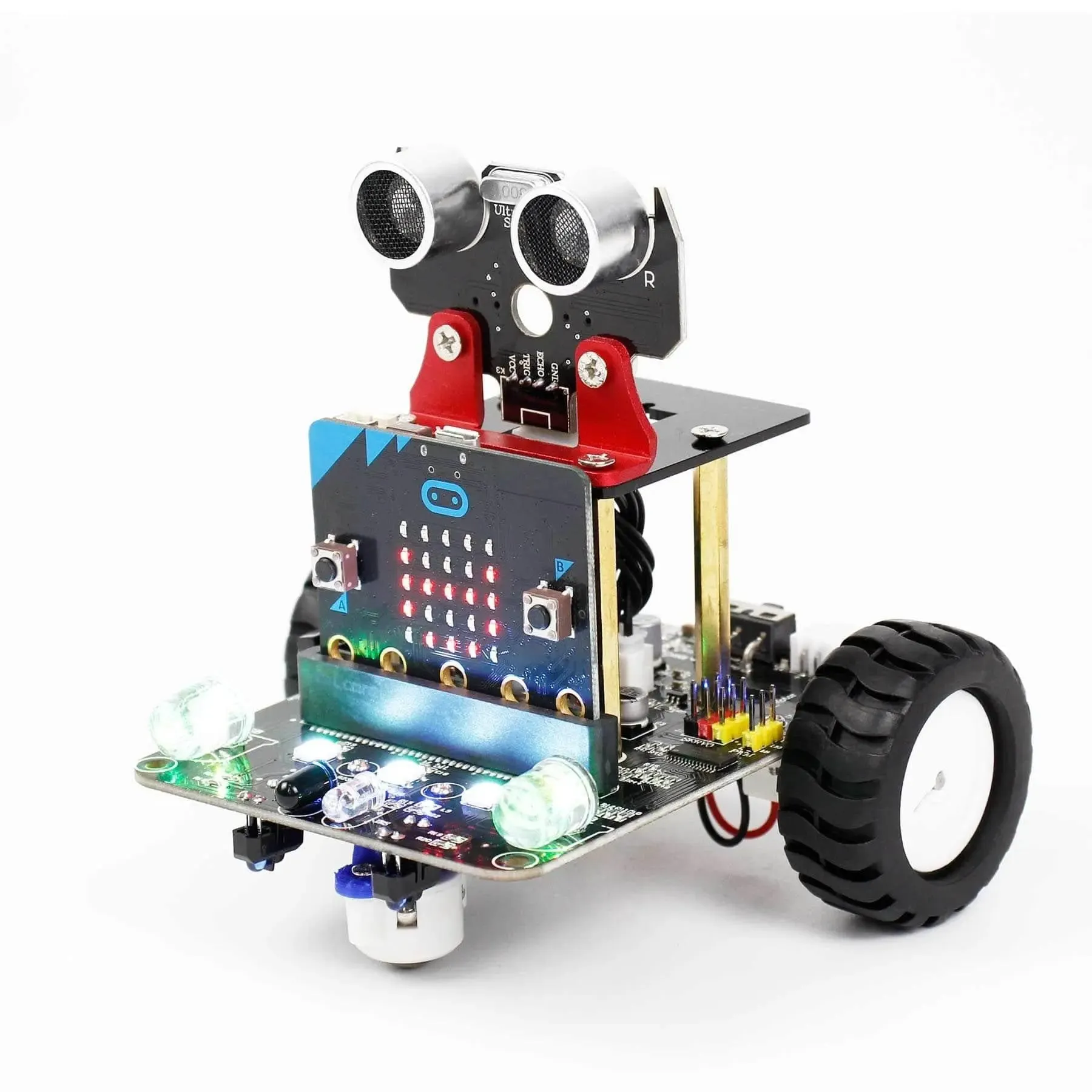 Yahboom micro:bit smart robot car bitbot with IR and APP for Micro:bit V2/V1.5