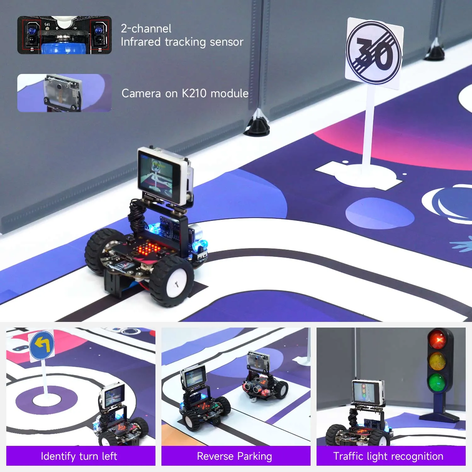 Yahboom Tiny:bit Pro AI visual robot car