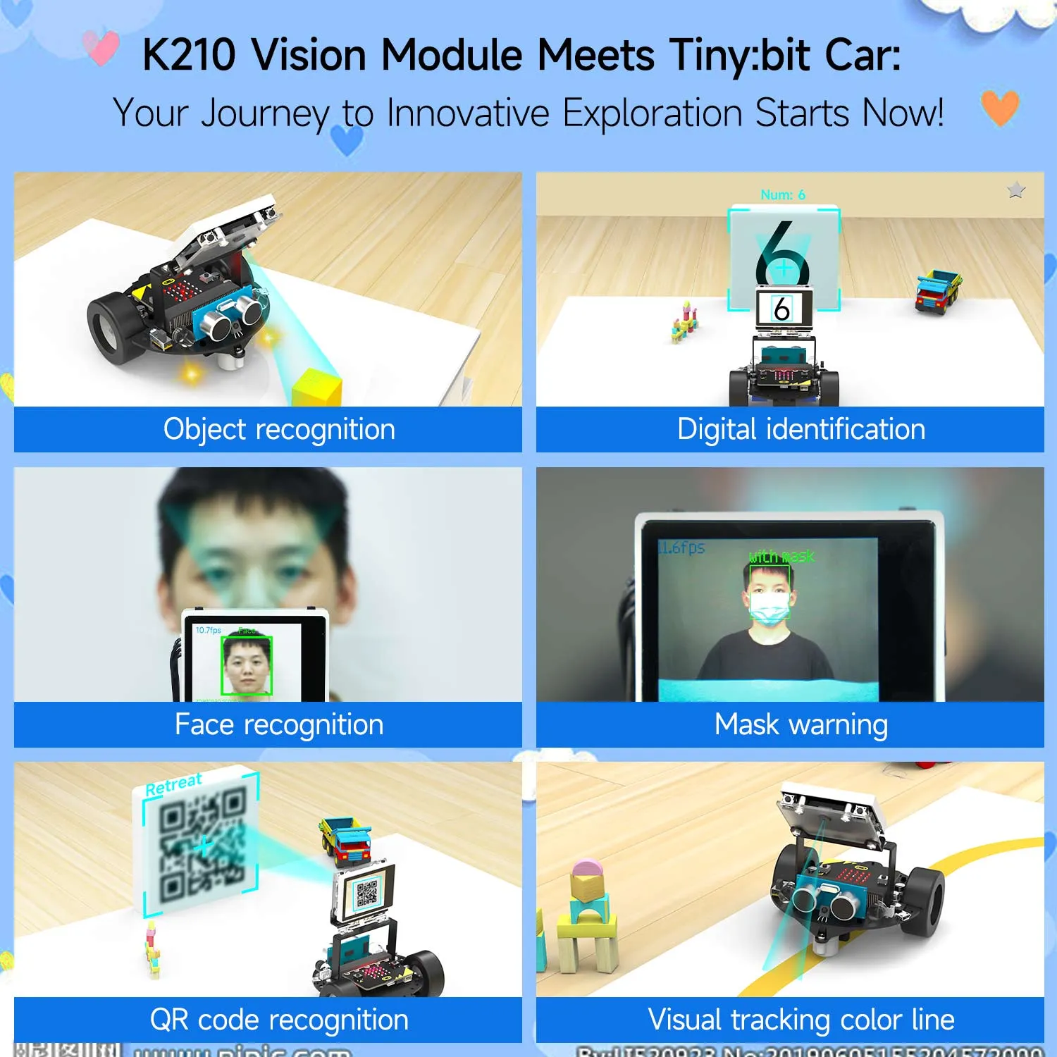 Yahboom Tiny:bit Pro AI visual robot car