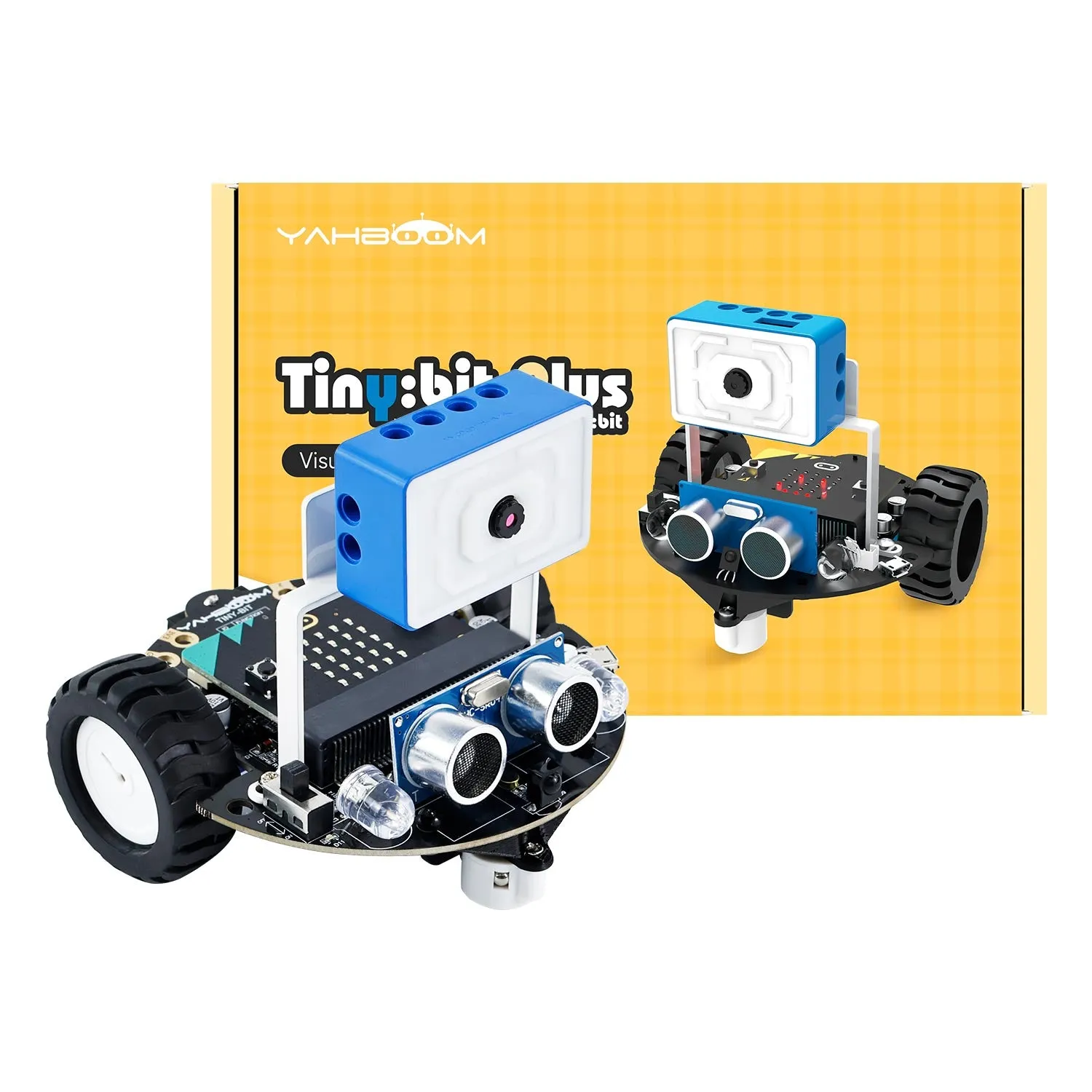 Yahboom Tiny:bit/Tiny:bit Plus smart car compatible with Micro:bit V2/1.5