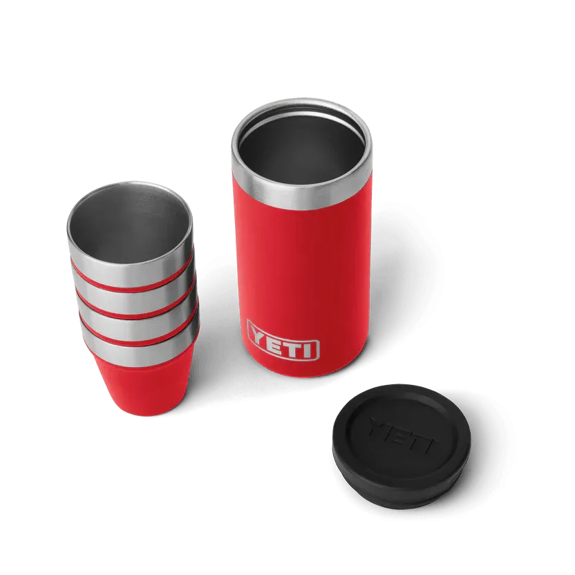 Yeti Shot Glasses & Carrying Case - Rescue Red